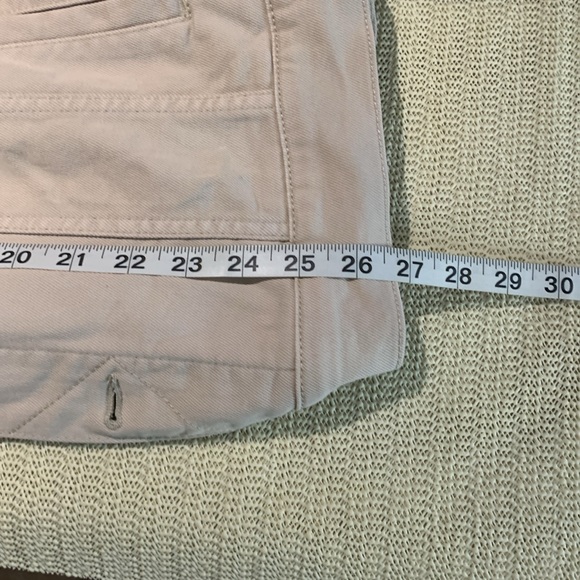 Vince Beige Trucker Denim Jacket Size M/L - Picture 8 of 13